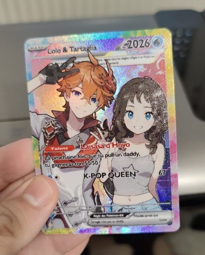 Carte personnalisee PokeCard Custom