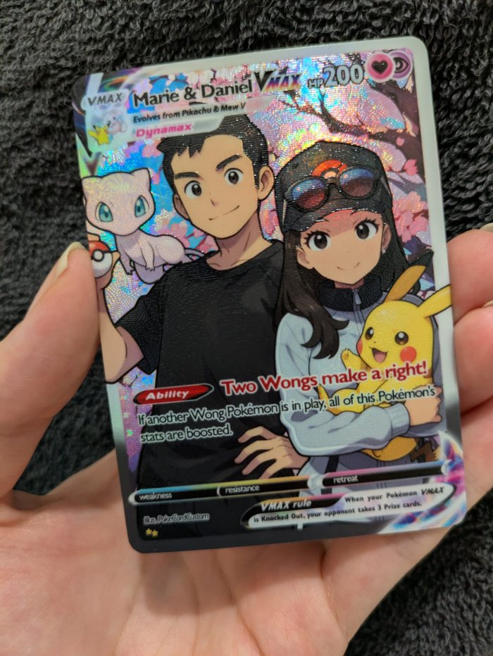 Carte personnalisee PokeCard Custom
