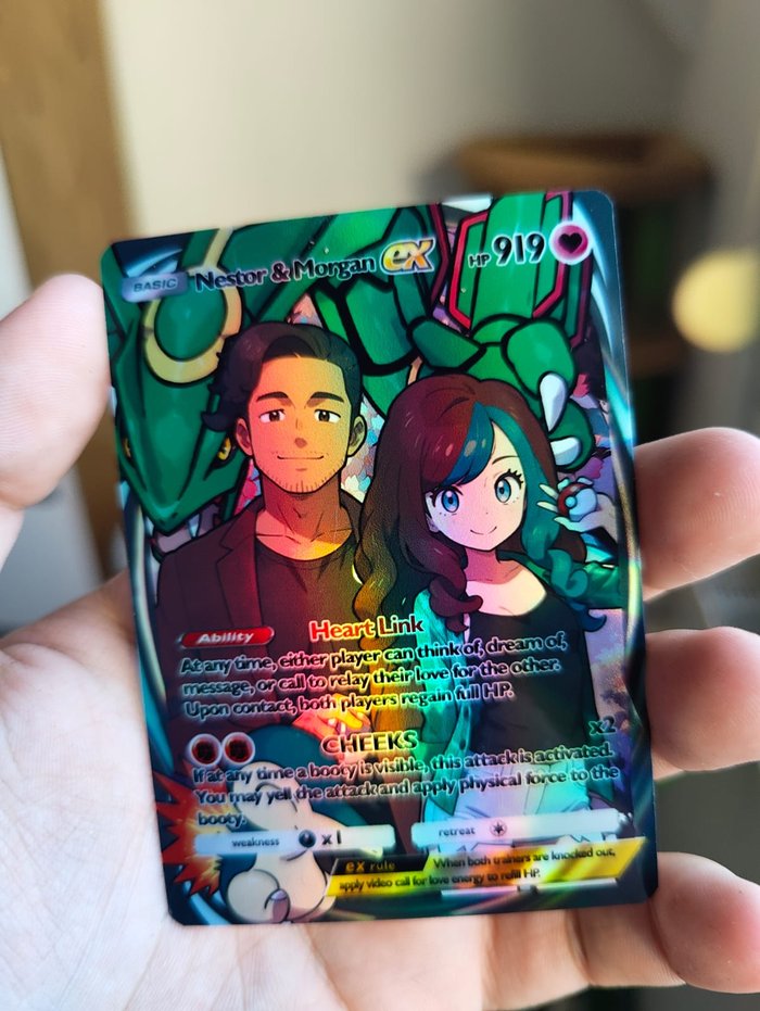 Carte personnalisee PokeCard Custom