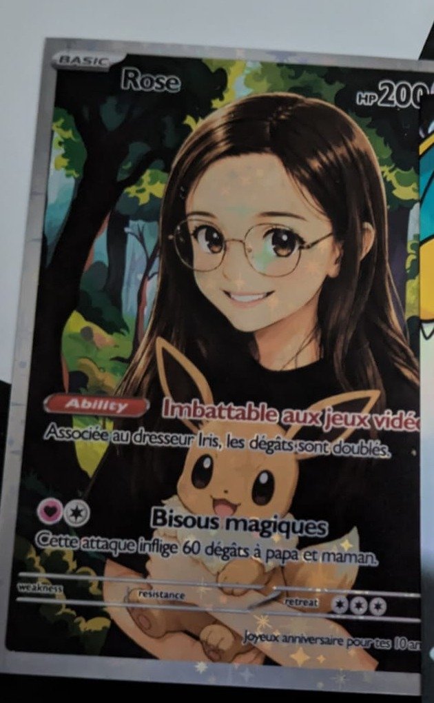 Carte personnalisee PokeCard Custom